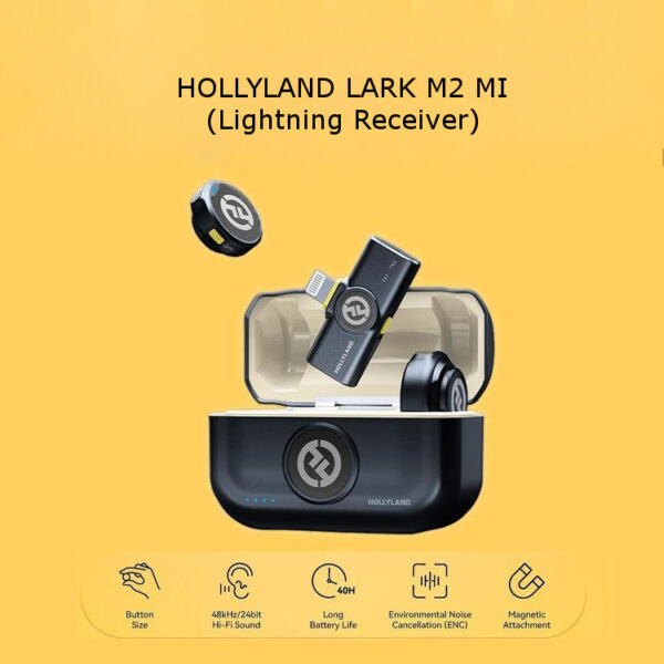 Hollyland LARK M2 Duo Wireless Microphone ( M2 Combo / M2 Audio 3.5mm / M2 MI Lightning / M2 USB-C )