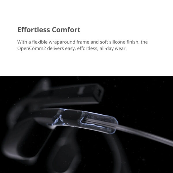 [PRE-ORDER 7 Days] SHOKZ OPENCOMM 2 Bone Conduction Stereo Bluetooth Headset with Noise-Canceling Boom Mic | IP55 Water-Resistant | Bluetooth 5.1