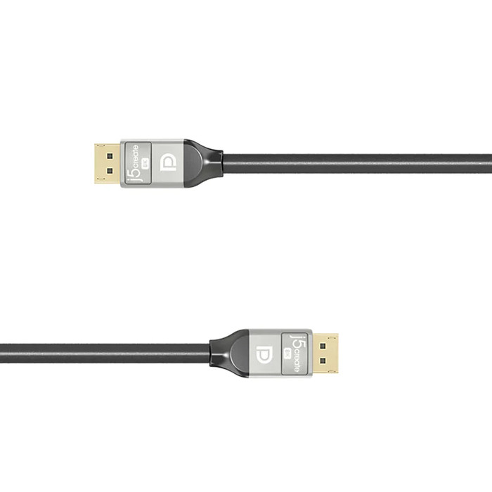 b79a5f5f69cc74bc0462762efaaa6e12.jpeg j5create JDC43L10 8K DisplayPort Cable (1 meter)