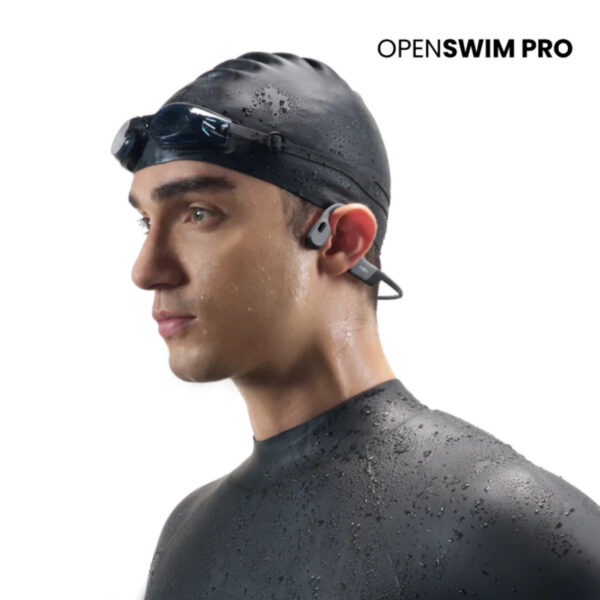Shokz OpenSwim Pro | IP68 | Bluetooth + MP3 | Open Ear & Secure Fit | 9-Hours Battery Life - S710