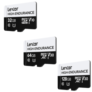 Lexar High Endurance micro SD Card (For Dash Cam / Home Security Camera)