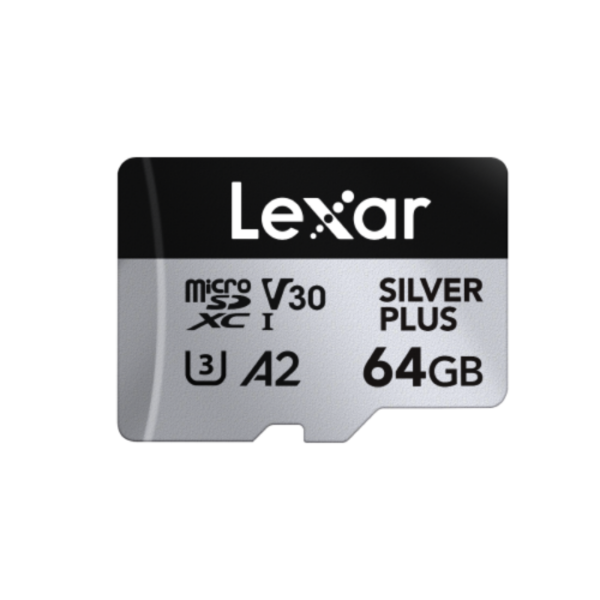 Lexar Professional SILVER PLUS micro SD Card SDXC UHS-I Card | 4K A2 V30 U3 205MB/s