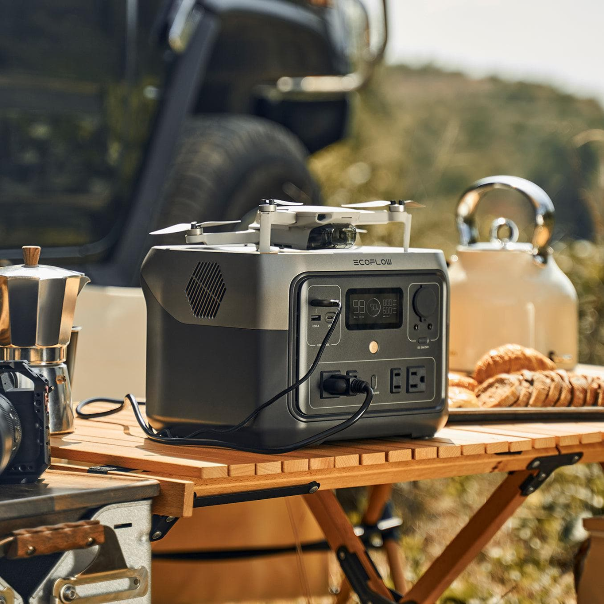 [PRE-ORDER 14 Days] EcoFlow RIVER 2 Max ( 512Wh 500W ) , 1.5kWh a day with solar charging