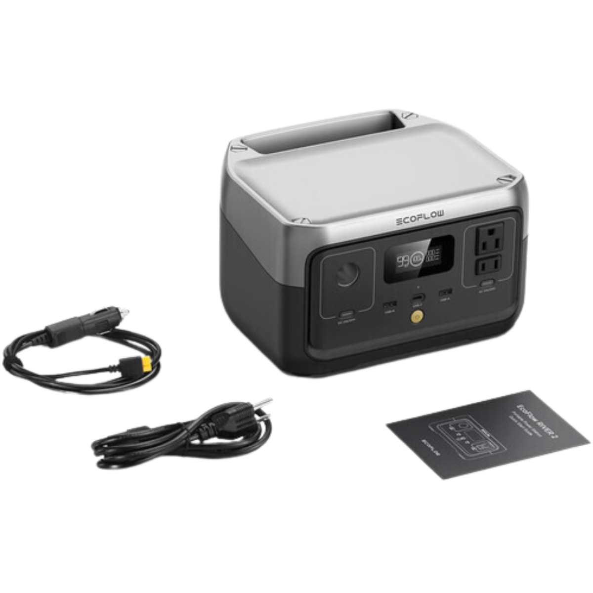 [PRE-ORDER 14 Days] EcoFlow RIVER 2 Max ( 512Wh 500W ) , 1.5kWh a day with solar charging
