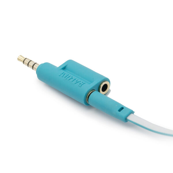 BAMiNi Study Wired Headphone with built in Microphone Kid-safe volume limiter at 85db & 94db (flight mode) [KAW-KAW Clearance] [READYSTOCK]