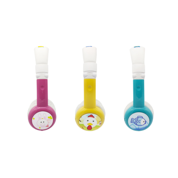 BAMiNi Healthy Foldable earphone for children with SOFT MATERIAL PORTABLE FOLDING & microphone [KAW-KAW Clearance] [READYSTOCK]