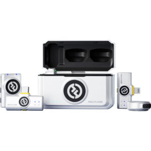 [PRE-ORDER 14 Days] Hollyland LARK M2 DUO 2-Person Wireless Combo Microphone System (2.4 GHz, Ivory White)