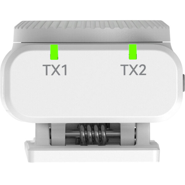 Hollyland LARK M2 DUO 2-Person Wireless Combo Microphone System (2.4 GHz, Ivory White)