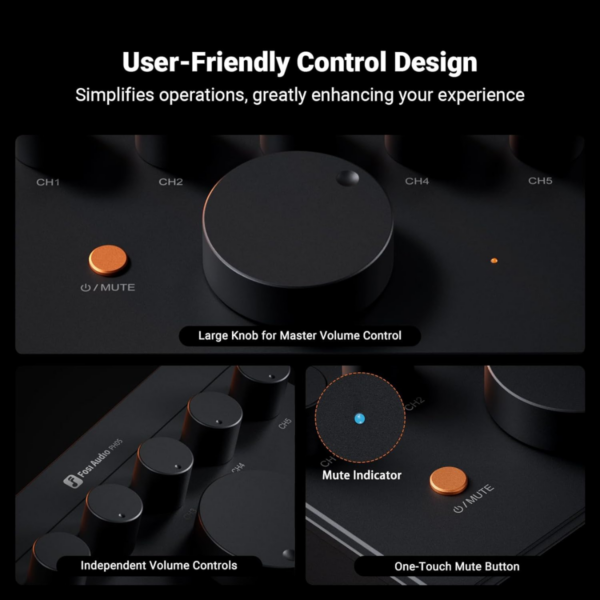 [PRE-ORDER 30 Days] Fosi Audio PH05 5-Channel Headphone Splitter Amplifier