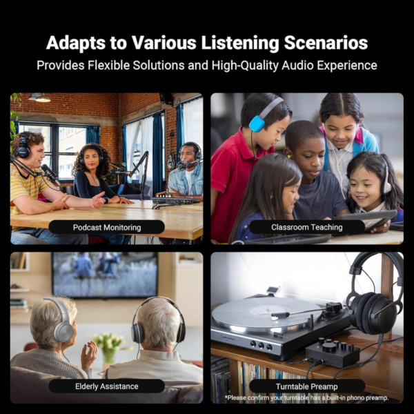 [PRE-ORDER 30 Days] Fosi Audio PH05 5-Channel Headphone Splitter Amplifier