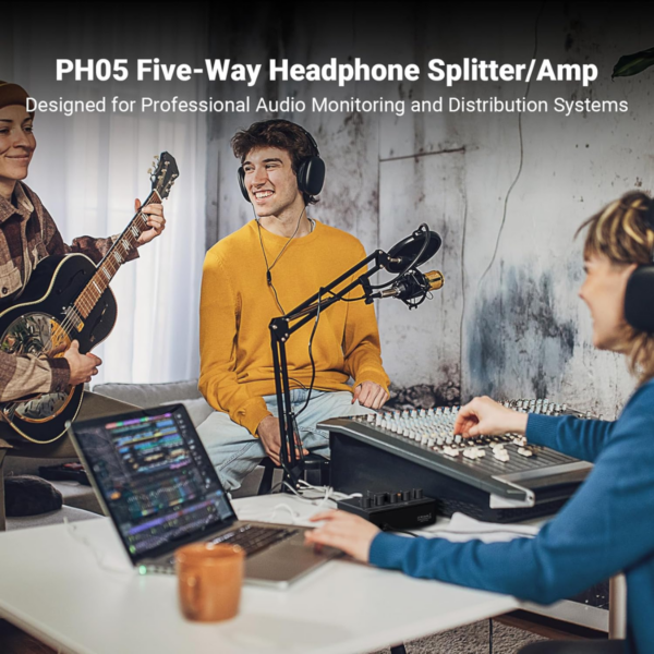 [PRE-ORDER 30 Days] Fosi Audio PH05 5-Channel Headphone Splitter Amplifier