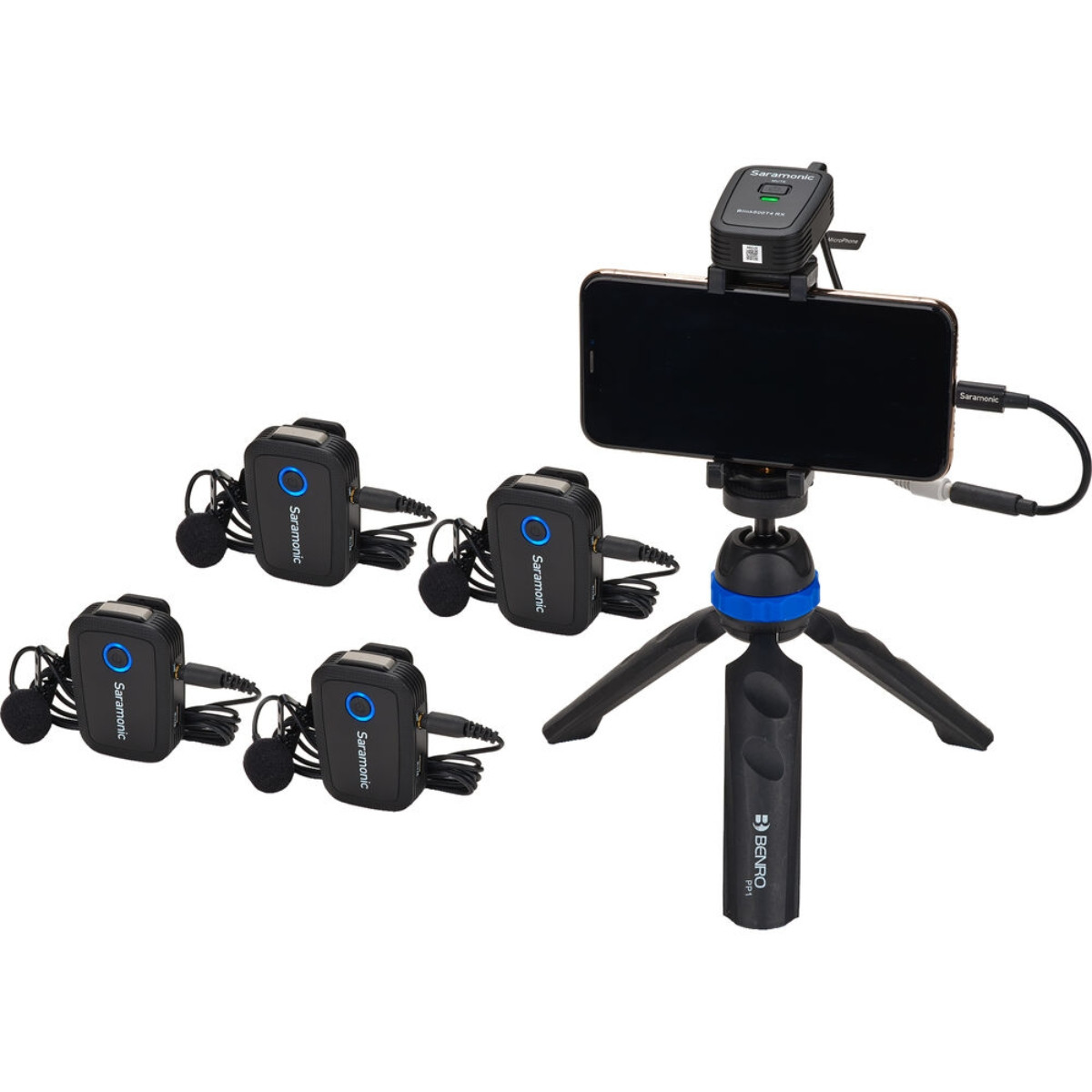 Saramonic Blink 500 T4 4-Person Wireless Microphone System (2.4 GHz)