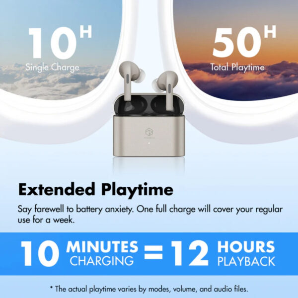 [PRE-ORDER 14 Days] Roseselsa (Rose Technics) EARFREE-i5 TWS Earbuds | Hybrid ANC | 48dB ANC | IPX5 | Bluetooth 5.3 | Game Mode 54ms