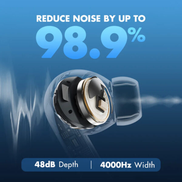 [PRE-ORDER 14 Days] Roseselsa (Rose Technics) EARFREE-i5 TWS Earbuds | Hybrid ANC | 48dB ANC | IPX5 | Bluetooth 5.3 | Game Mode 54ms