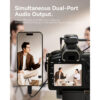 Hollyland LARK M2S Combo 2-Person Wireless Microphone System for Cameras & Mobile (2.4 GHz, Space Gray)