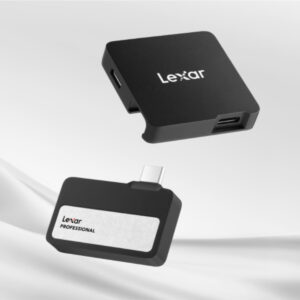 [PRE-ORDER 30 Days] Lexar SL400 1TB Professional Go USB 3.2 Gen 2 Portable SSD with Hub (Black)