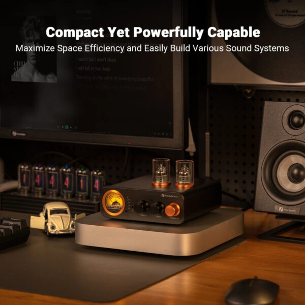 [PRE-ORDER 7 Days]Fosi Audio MC331 Tube Integrated Bluetooth Amplifier with DAC and VU Meter