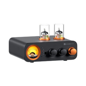 [PRE-ORDER 7 Days]Fosi Audio MC331 Tube Integrated Bluetooth Amplifier with DAC and VU Meter