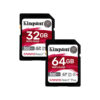 [PRE-ORDER 14 DAYS] Kingston Canvas React Plus SD memory card | 32GB/64GB | for 8K/3D/VR professional UHS-II cinema cameras