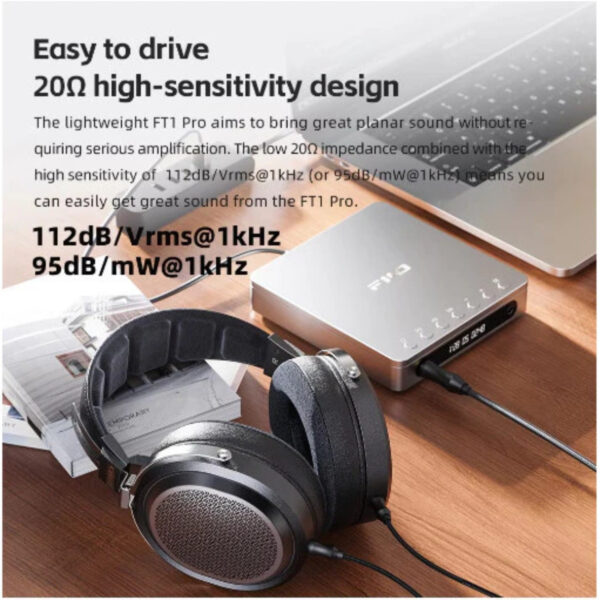 [PRE-ORDER 30 Days] FiiO FT1 Pro Open-Back Headphones Planar Magnetic Hi-Fi Professional Studio Headphone
