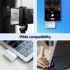 [PRE-ORDER 30 Days] Lexar SL400 1TB Professional Go USB 3.2 Gen 2 Portable SSD with Hub (Black)