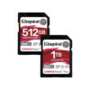 [PRE-ORDER 14 DAYS] Kingston Canvas React Plus V60 SD memory card (SDR2V6) | 512GB/1TB | for 4K professional UHS-II cameras