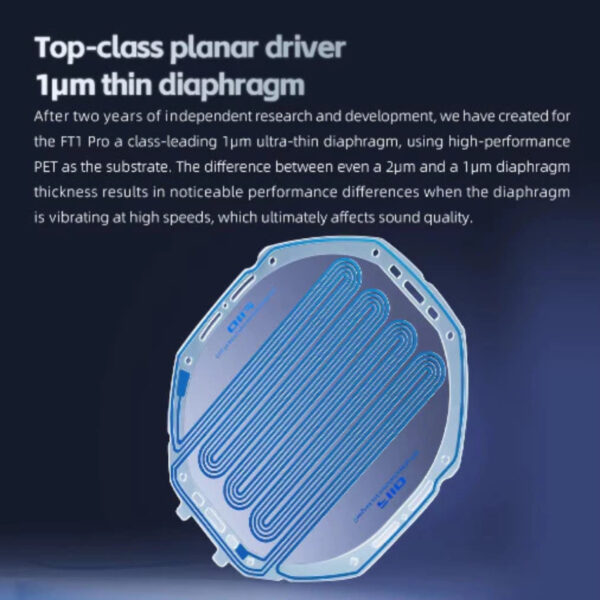 [PRE-ORDER 30 Days] FiiO FT1 Pro Open-Back Headphones Planar Magnetic Hi-Fi Professional Studio Headphone