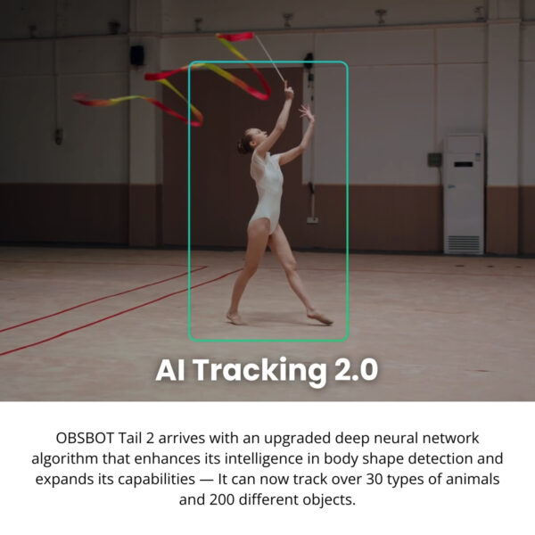 OBSBOT Tail 2 AI-Powered PTZR 4K Live Production Camera