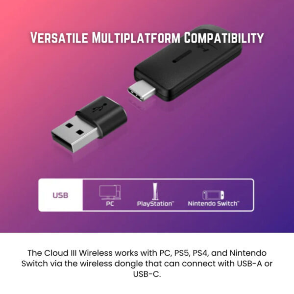 HyperX Cloud III Wireless / Wired - Gaming Headset