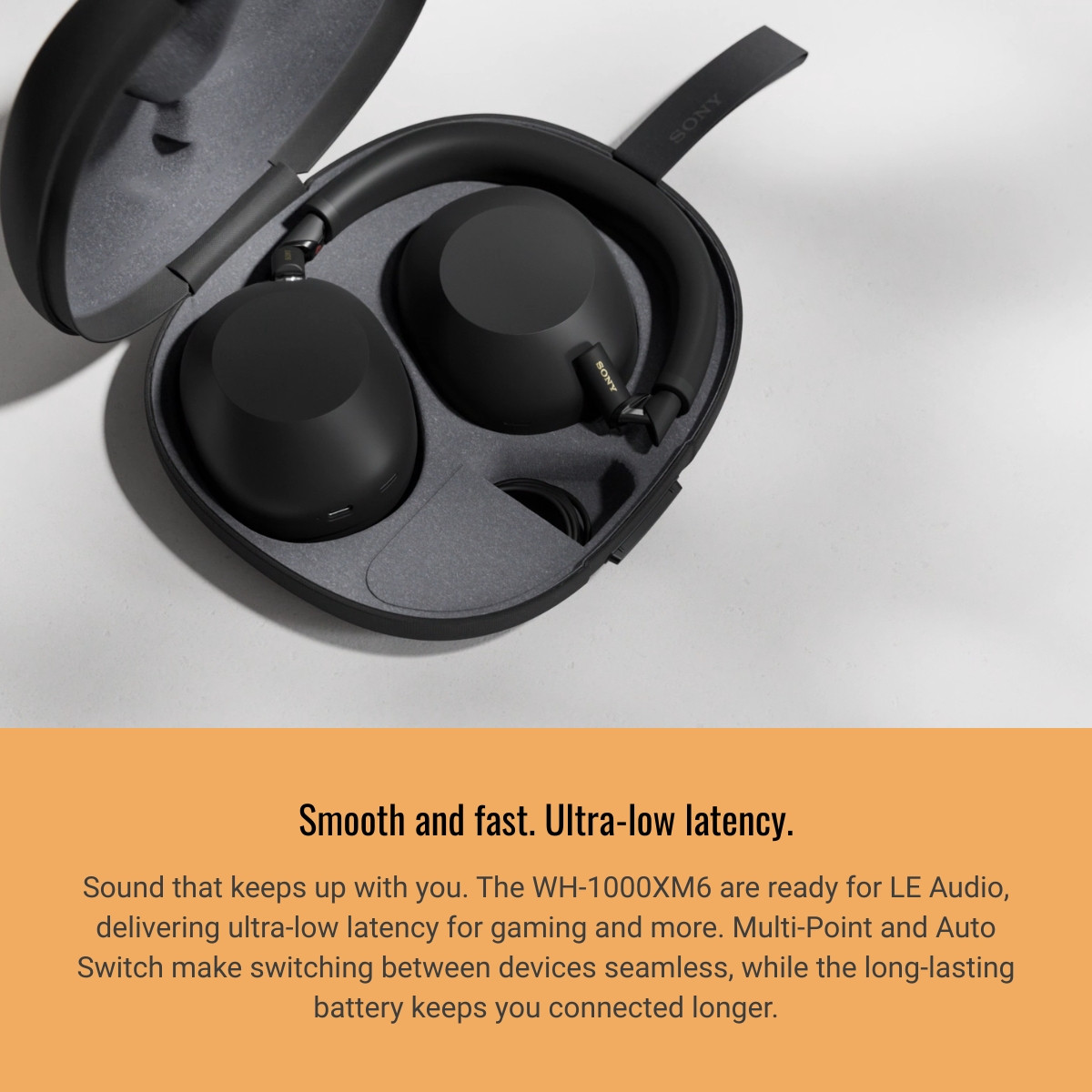 Sony WH-1000XM6 Noise-Canceling Wireless Over-Ear Headphones