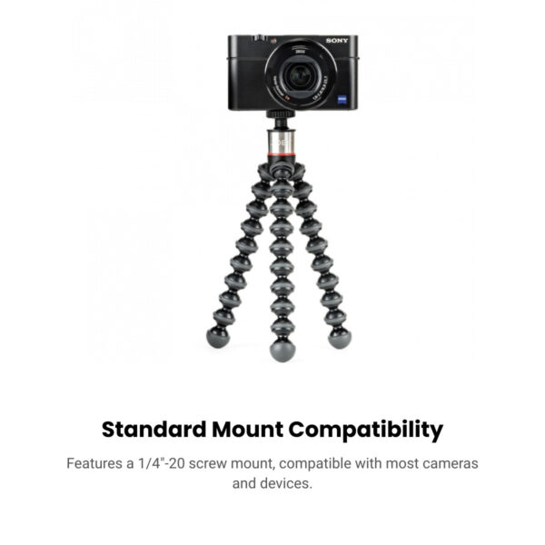 JOBY GORILLAPOD 500 COMPACT | FLEXIBLE TRIPOD FOR COMPACT POINT & SHOOT CAMERAS | UP TO 500 GRAMS [READYSTOCK]