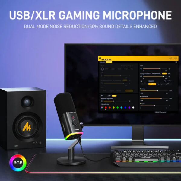 MAONO PD100X USB/XLR Dynamic Microphone For Game Streamers [READYSTOCK]