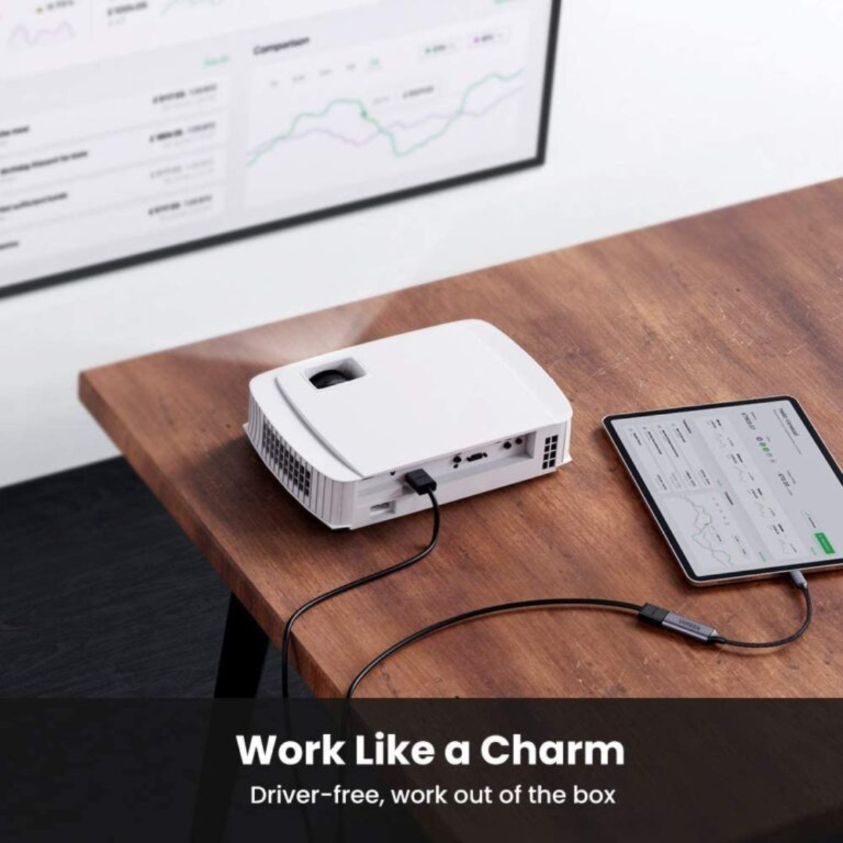 UGREEN USB-C to HDMI Adapter 4K@60Hz | Plug & play, no driver