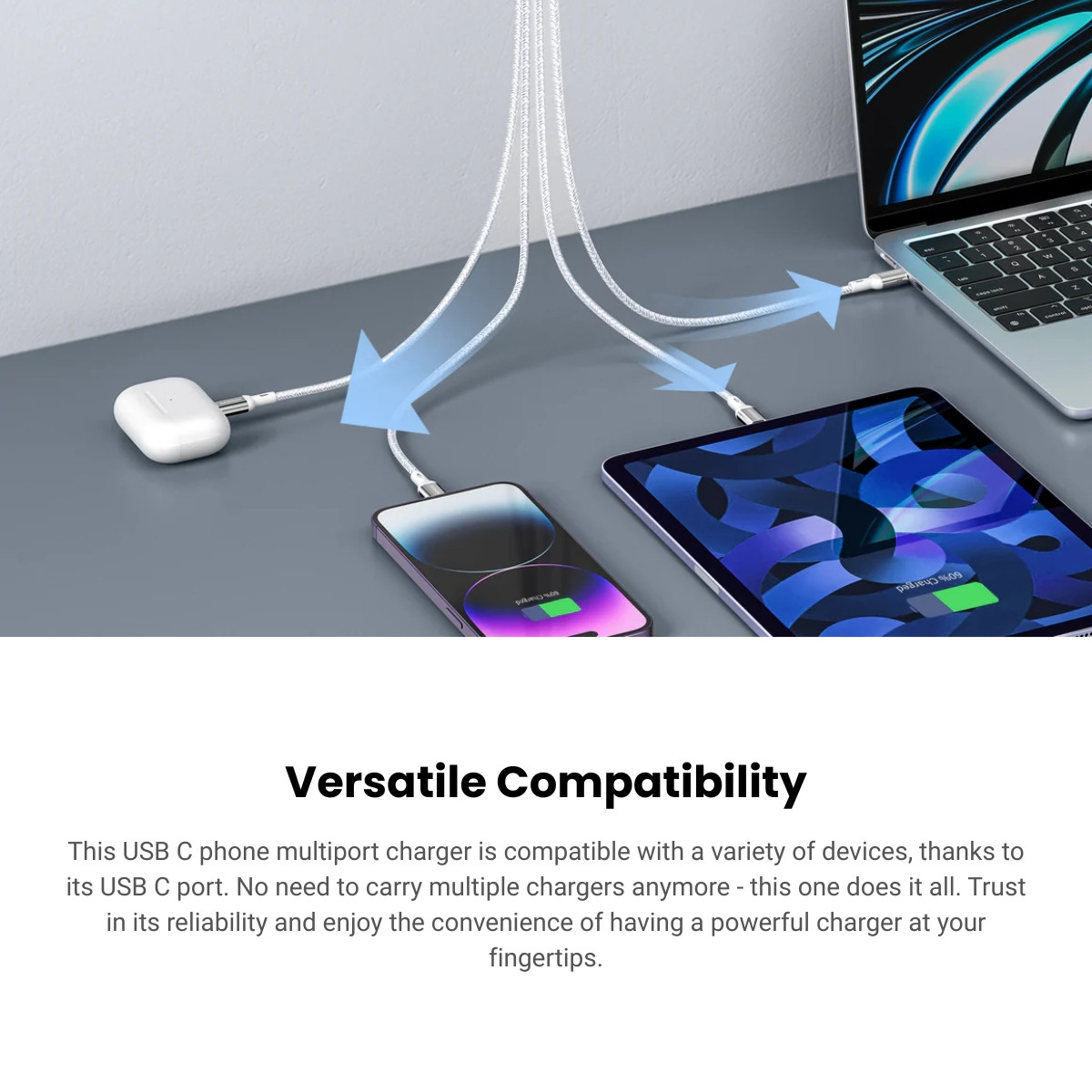 Innostyle SuperCube 100W 4-port GaN Charger IC100