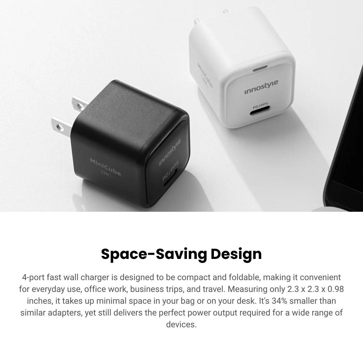 Innostyle MiniCube 33W PD Charger IC33PD