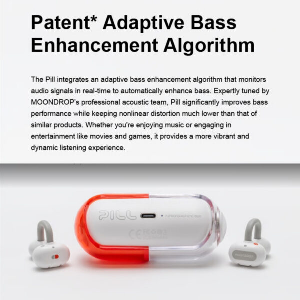 MOONDROP PILL OWS Ear-clip Earbuds | Built-in AI ENC | High-quality ...