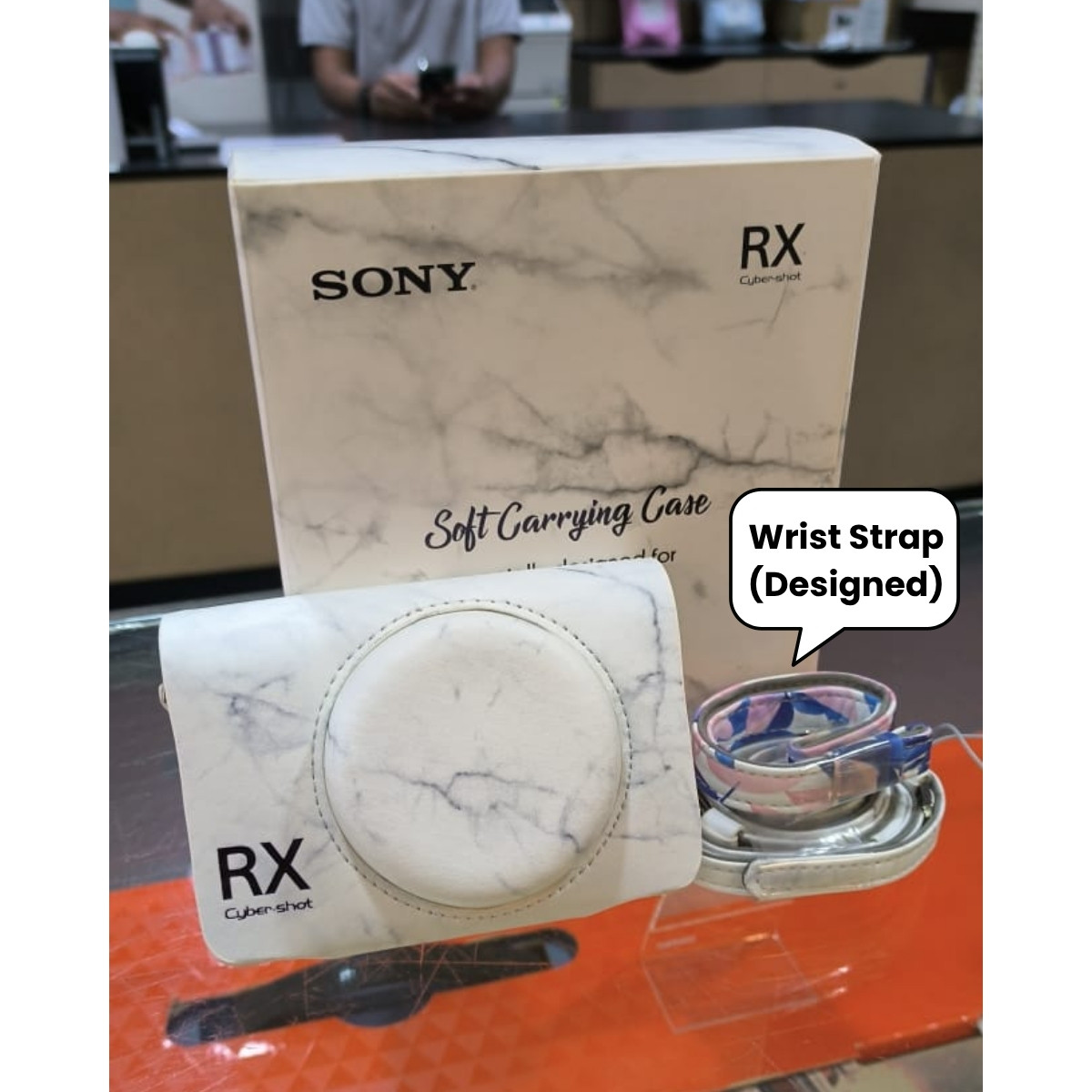 Sony RX100 Limited Edition Soft Carrying Case Premium Genuine Leather | for Cyber-shot® RX100 series cameras