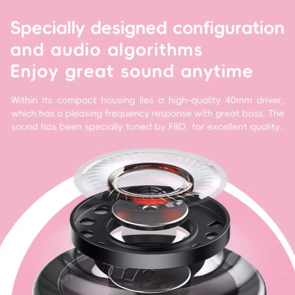FiiO Snowsky ANYTIME On-Ear Bluetooth ANC Headphone | Bluetooth 5.4 | ANC | 58 Hours Battery | Game Mode