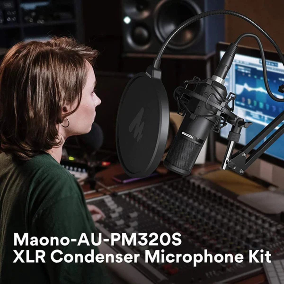 MAONO AU-PM320S Studio Condenser XLR Microphone Kit