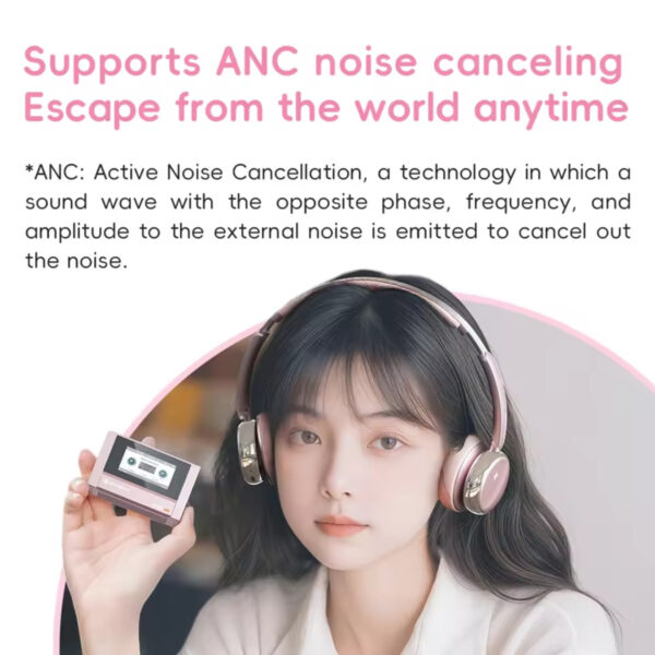 FiiO Snowsky ANYTIME On-Ear Bluetooth ANC Headphone | Bluetooth 5.4 | ANC | 58 Hours Battery | Game Mode
