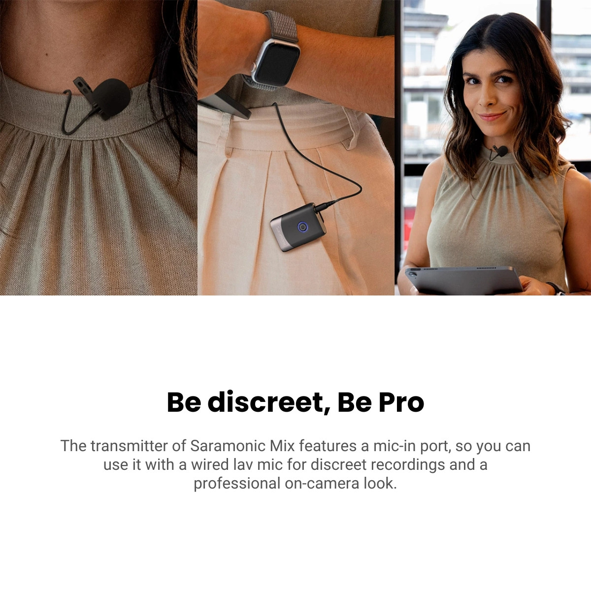 Saramonic Mix 2.4 GHz Professional Wireless Microphone with Mic In