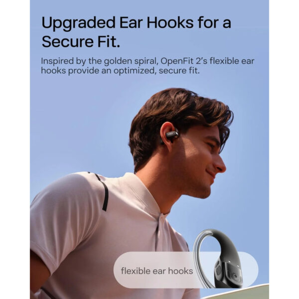 Shokz Openfit 2 Open-Ear Headphone with Comfort Ultimate Sound