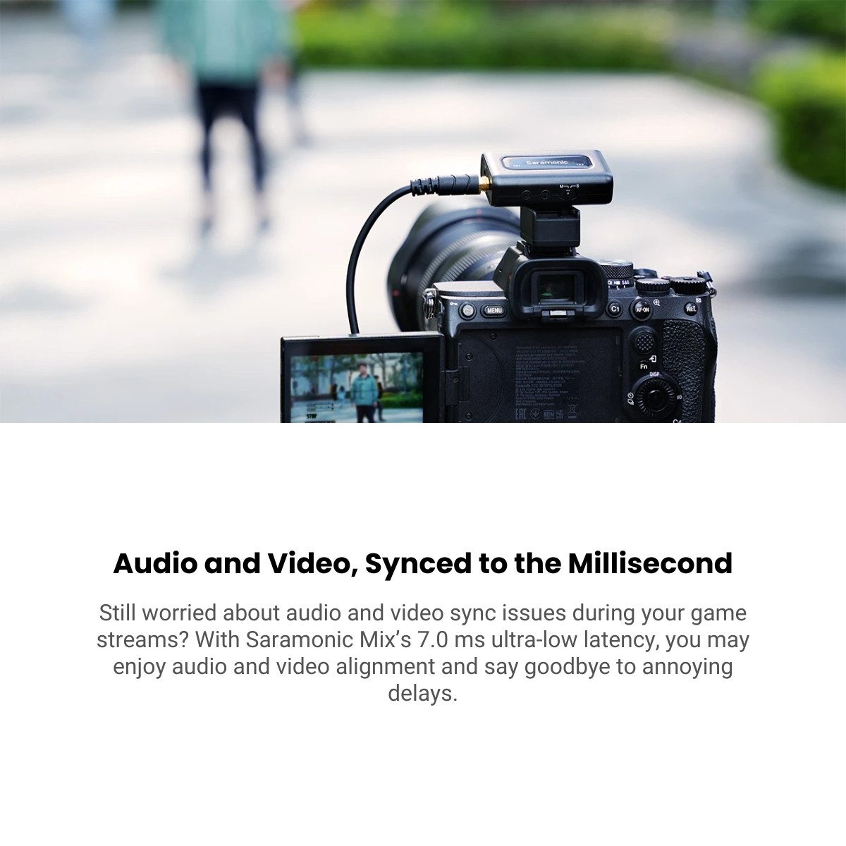 Saramonic Mix 2.4 GHz Professional Wireless Microphone with Mic In