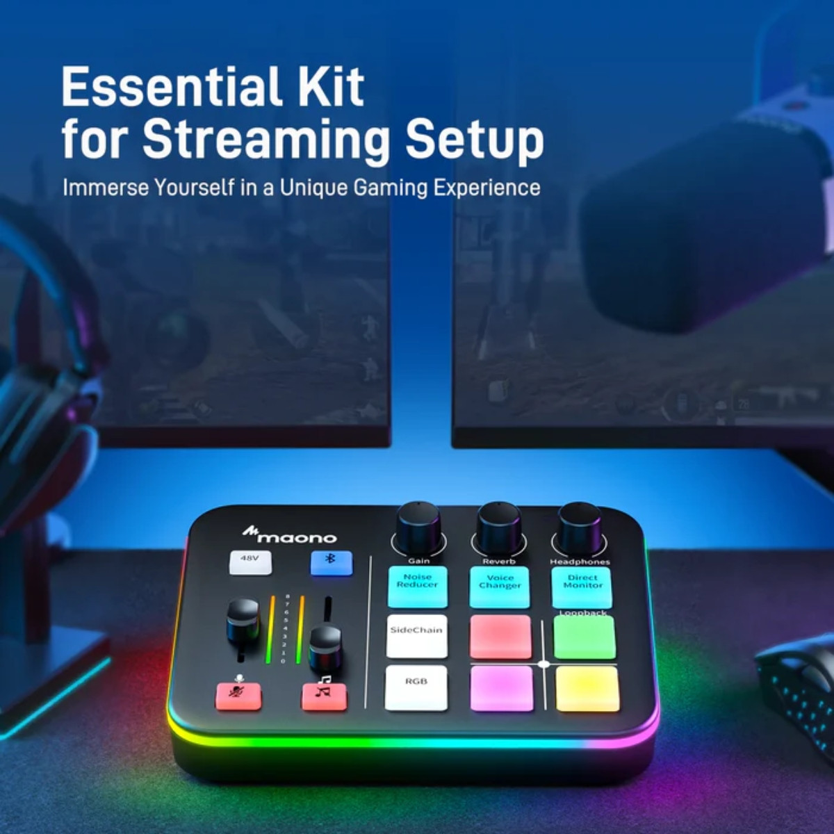 Maono Maonocaster G1 NEO Audio Mixer For Game Streamer