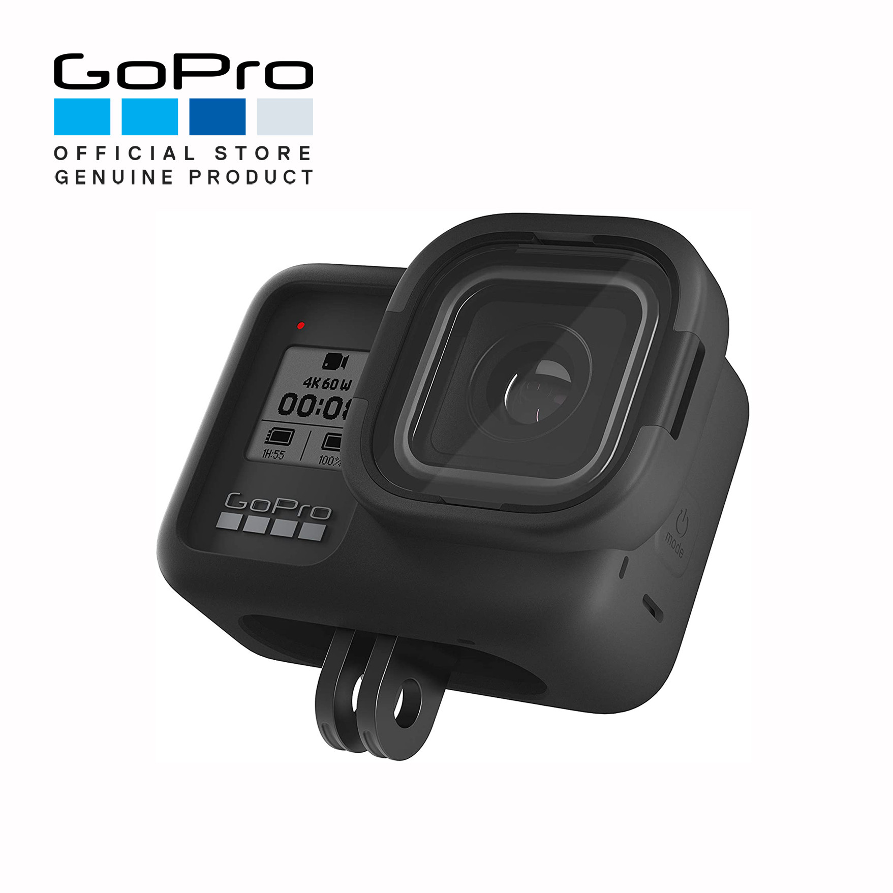 GOPRO ROLLCAGE AJFRC-001 (PROTECTIVE SLEEVE + REPLACEABLE LENS FOR HERO8 BLACK) - OFFICIAL GOPRO ACCESSORY [KAW-KAW CLEARANCE]