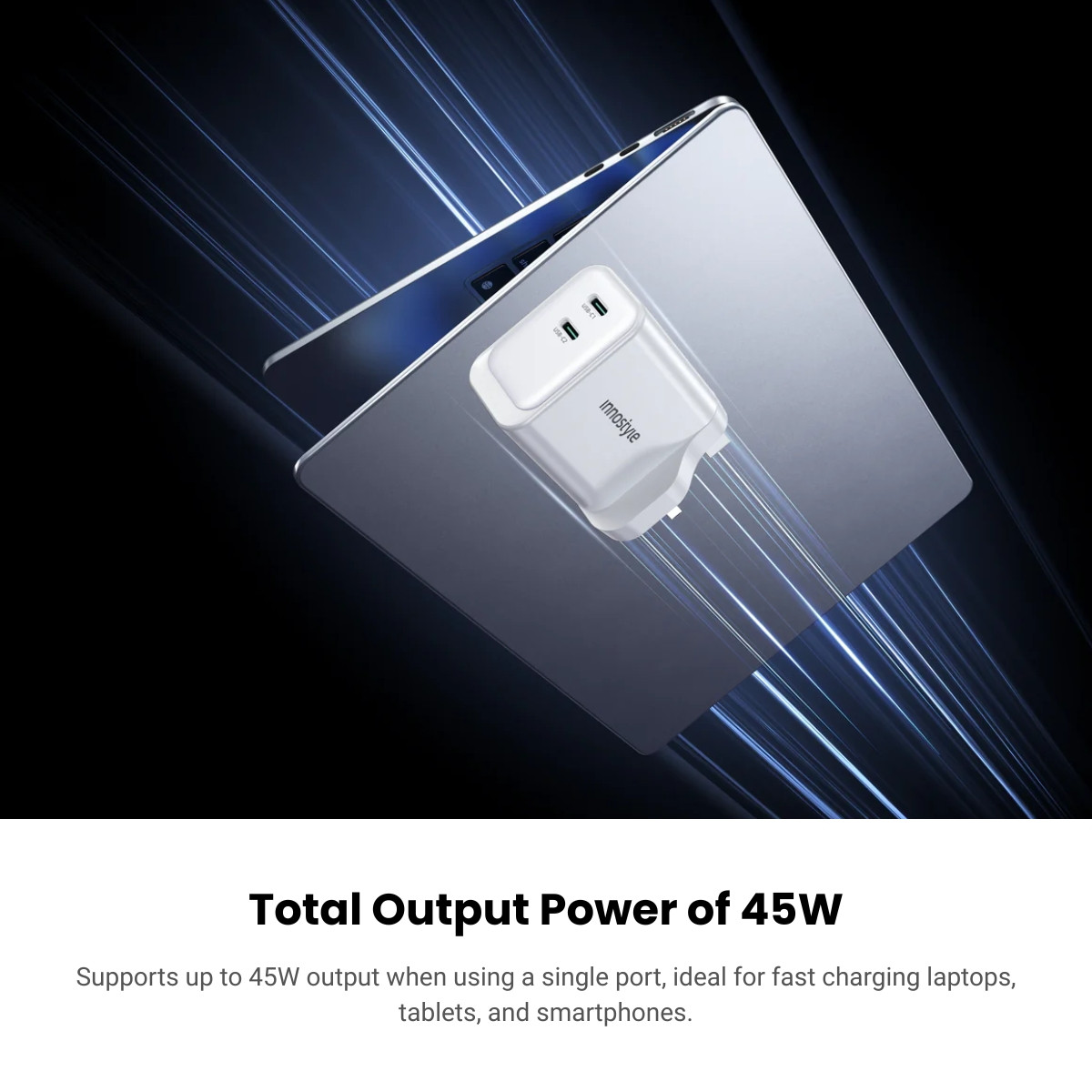 Innostyle GoCharge 45W 2-port charger IC45-2C