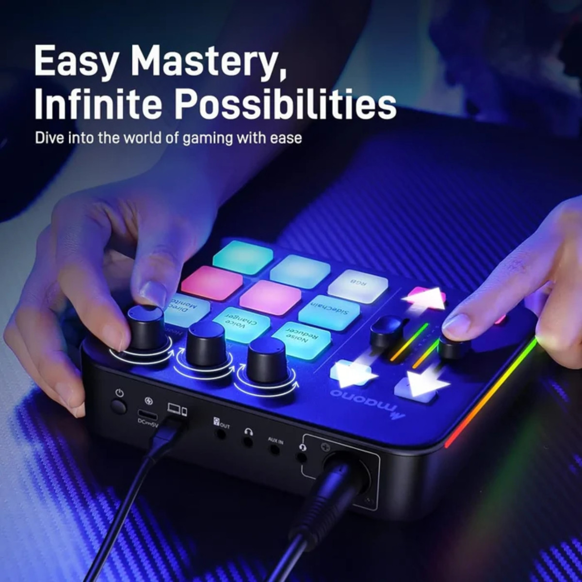 Maono Maonocaster G1 NEO Audio Mixer For Game Streamer