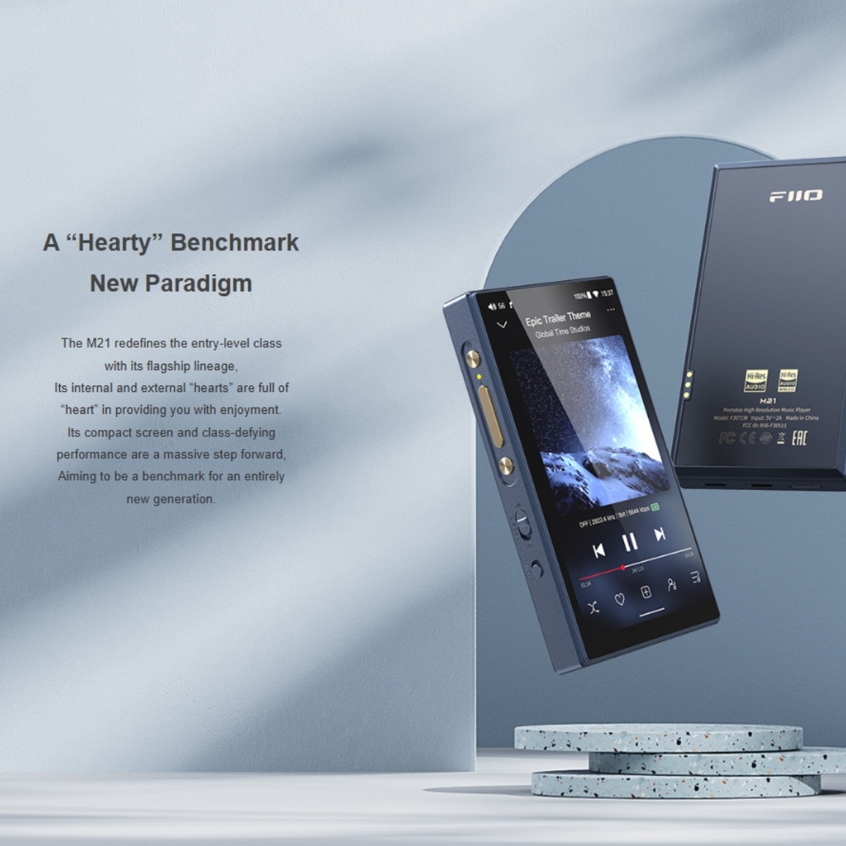 FiiO M21 Portable High-Res Lossless Music Player | Quad DAC Setup | Snapdragon 680 + Android 13 | USB DAC & Desktop Mode