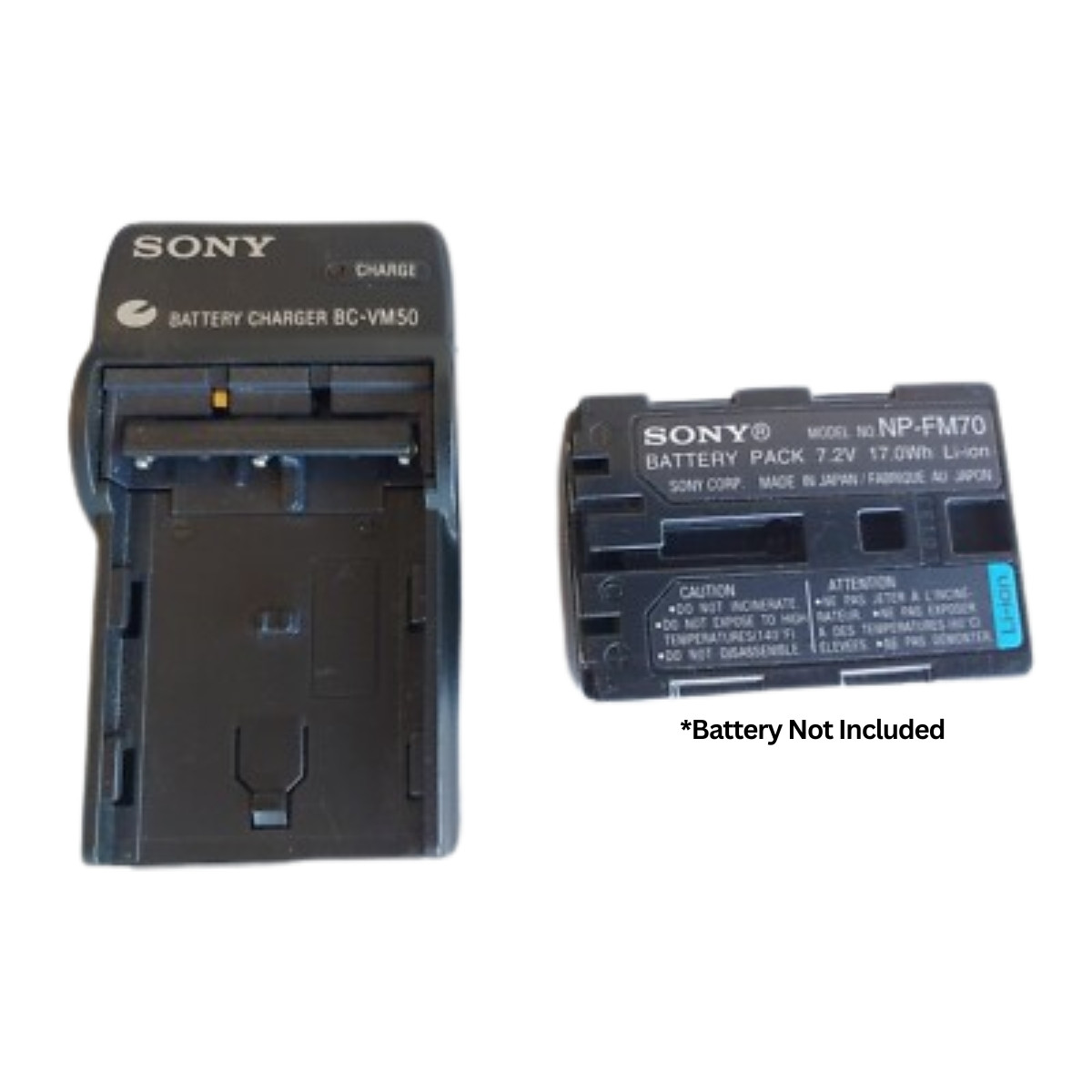 ea200156e32e30b3faa96fd0a87a4e5b.jpeg Sony BC-VM50 Fast Charger for NP-FM50 / FM500H Battery | For Alpha DSLR Camera