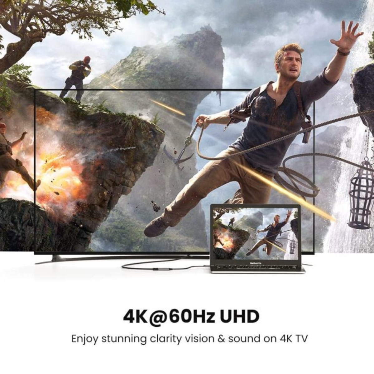 UGREEN USB-C to HDMI Adapter 4K@60Hz | Plug & play, no driver